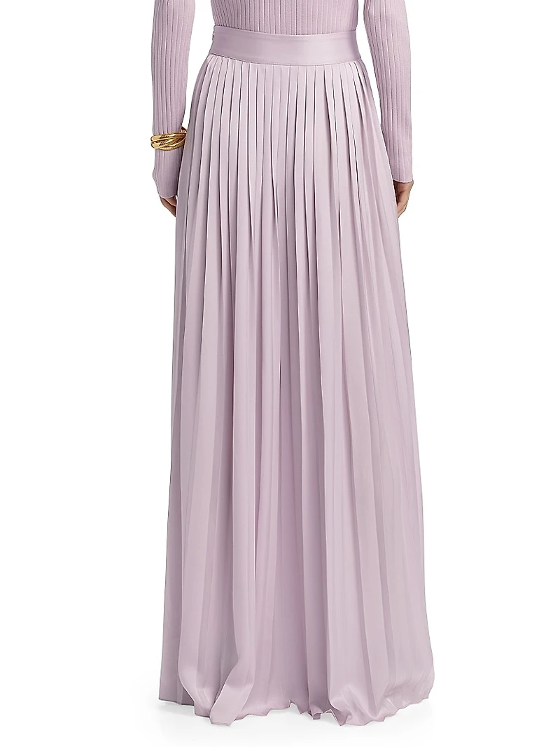 Dillon Pleated Maxi Skirt