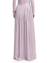 Dillon Pleated Maxi Skirt