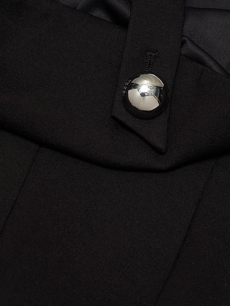 Davina Sculpted Halter Midi-Dress