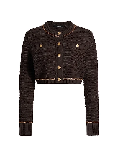 Miller Chain-Detailed Cardigan