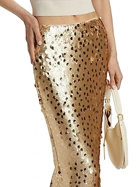 Leilani Sequined Pencil Skirt
