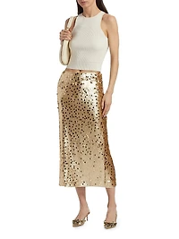 Leilani Sequined Pencil Skirt