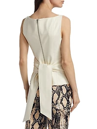 Linda Tie-Front Corset Tank