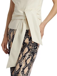 Linda Tie-Front Corset Tank