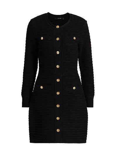 Darla Knit Cotton Minidress