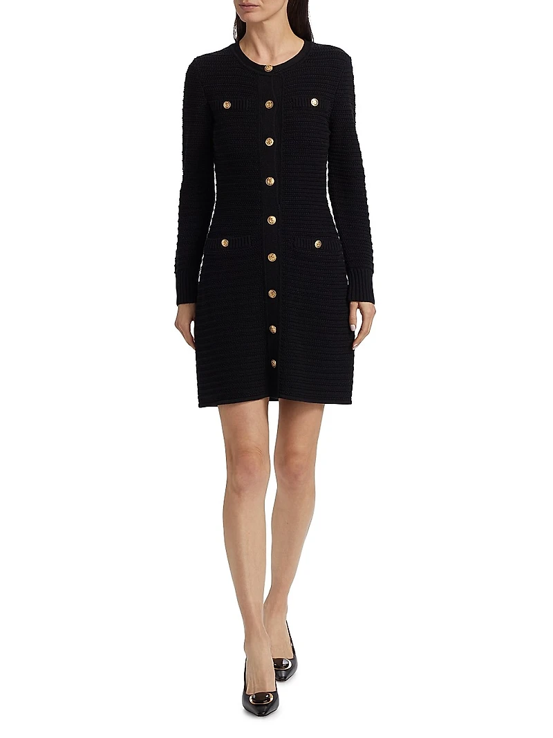 Darla Knit Cotton Minidress