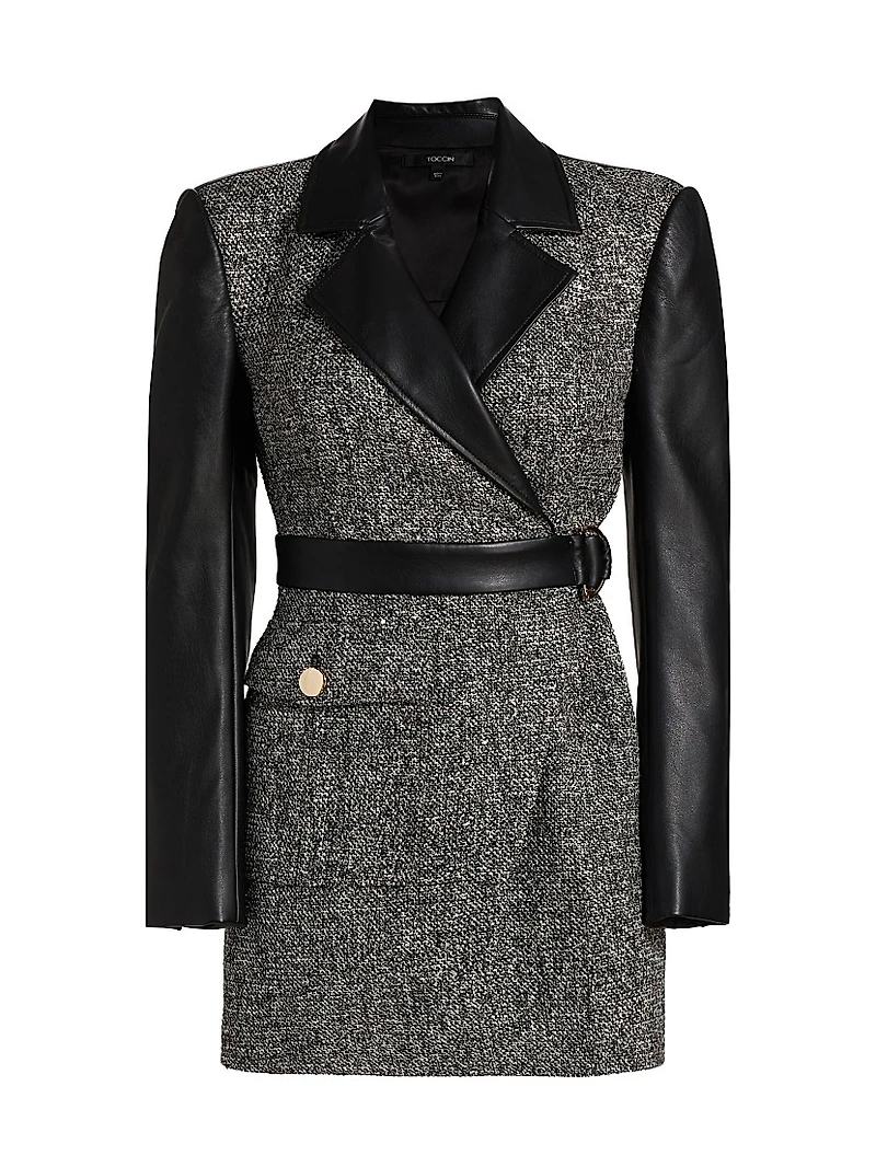 Tara Tweed Wrap Dress