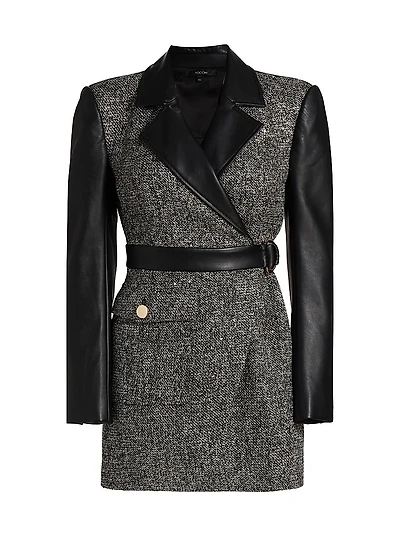 Tara Tweed Wrap Dress