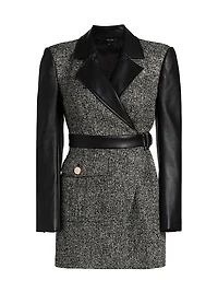 Tara Tweed Wrap Dress