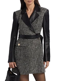 Tara Tweed Wrap Dress