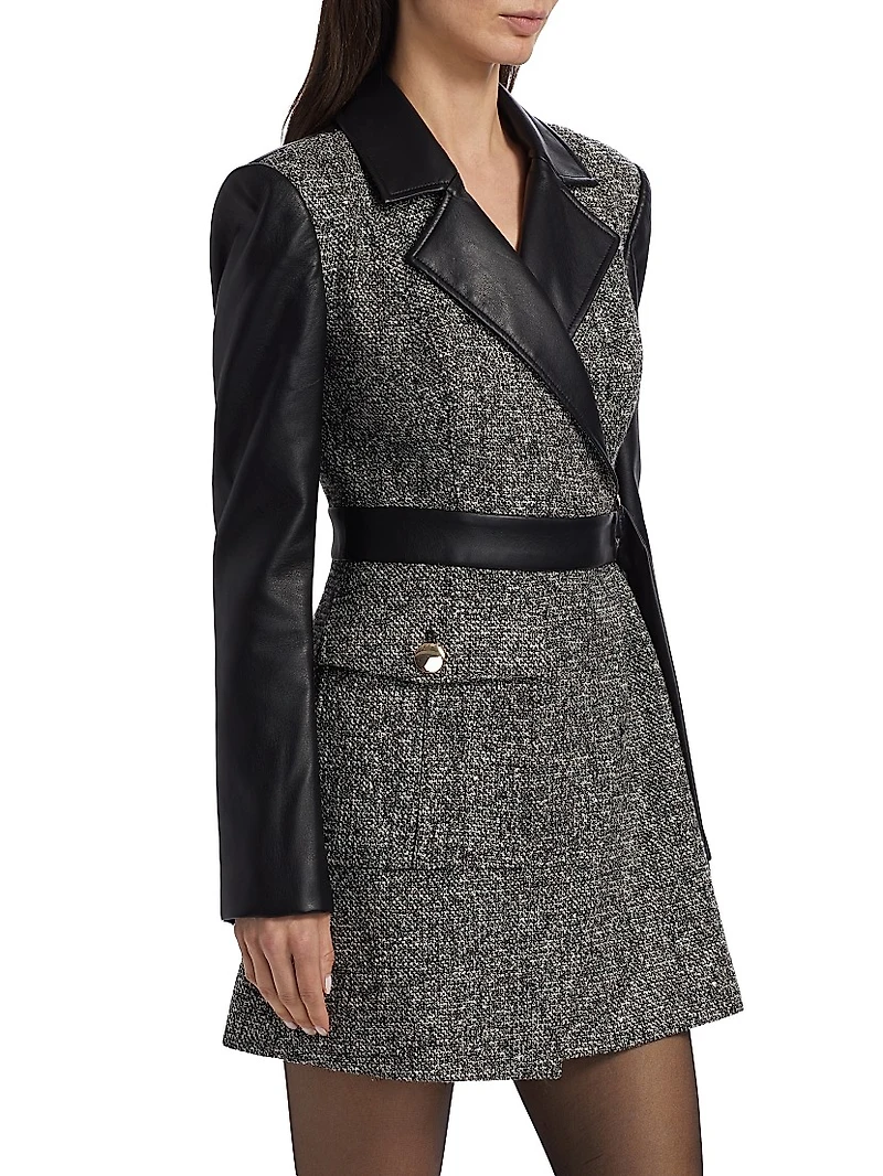 Tara Tweed Wrap Dress
