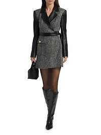 Tara Tweed Wrap Dress