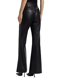 Gaia Flared Faux Leather Pants