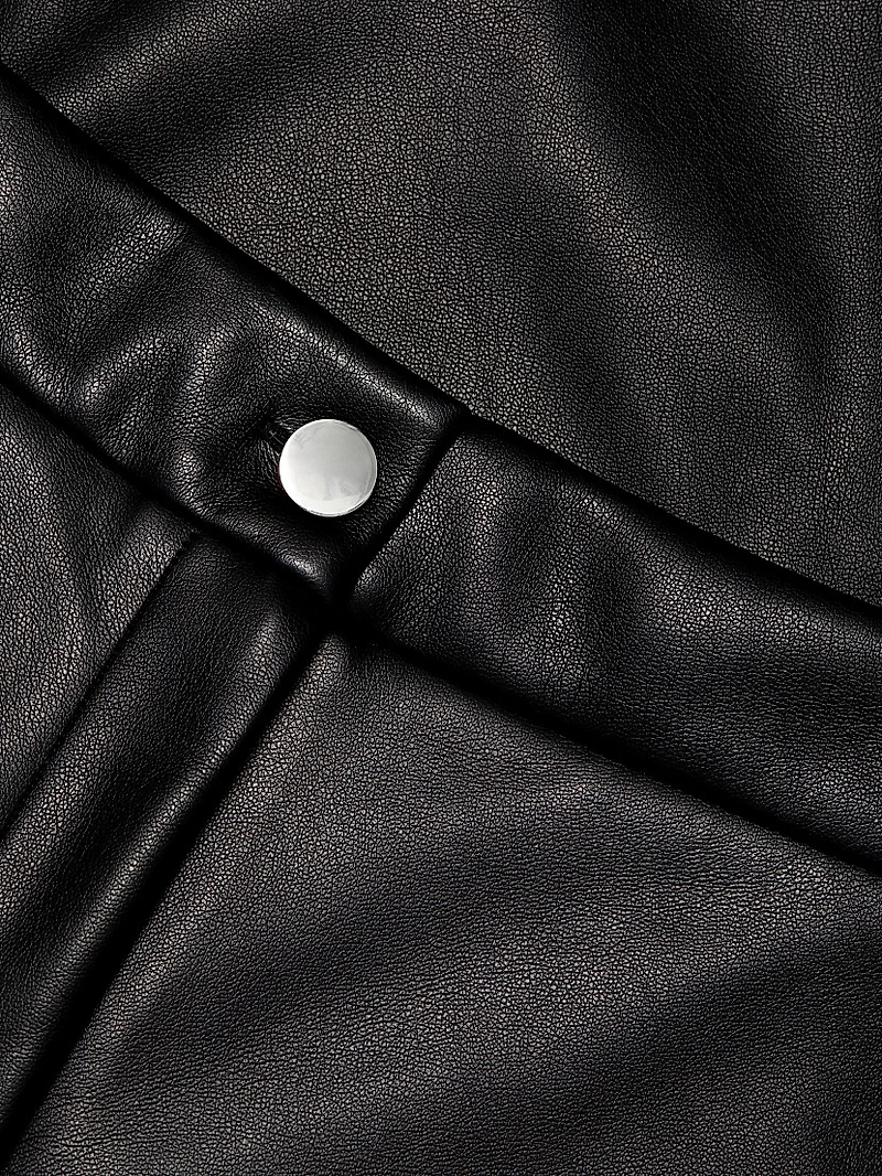 Gaia Flared Faux Leather Pants