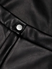 Gaia Flared Faux Leather Pants