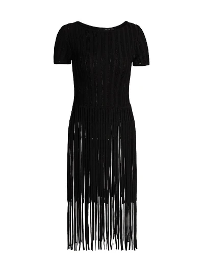 Kyra Pointelle Fringe Top