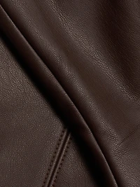 Bibi Sculpted Faux Leather Tank