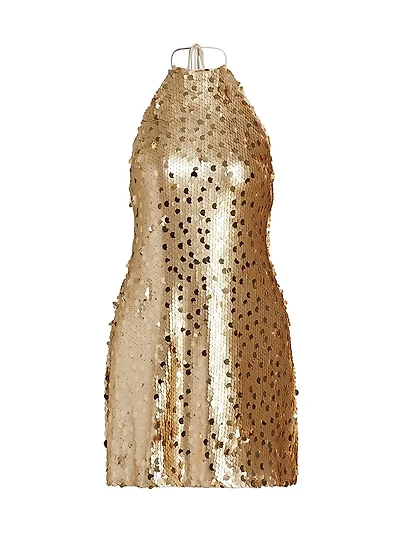 Micky Sequin Shift Minidress
