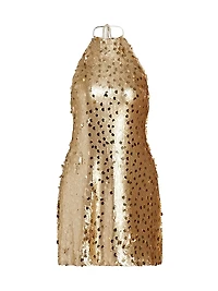 Micky Sequin Shift Minidress