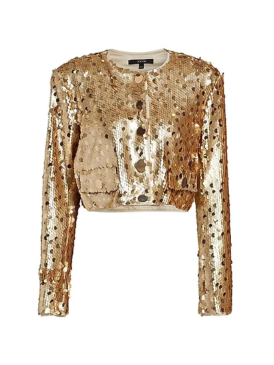 Jones Sequin Crop Jacket