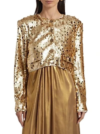 Jones Sequin Crop Jacket