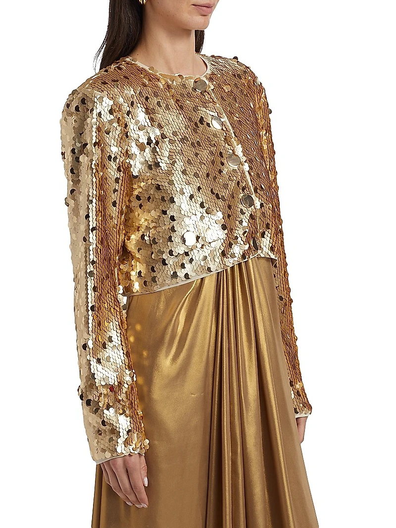 Jones Sequin Crop Jacket