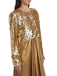 Jones Sequin Crop Jacket