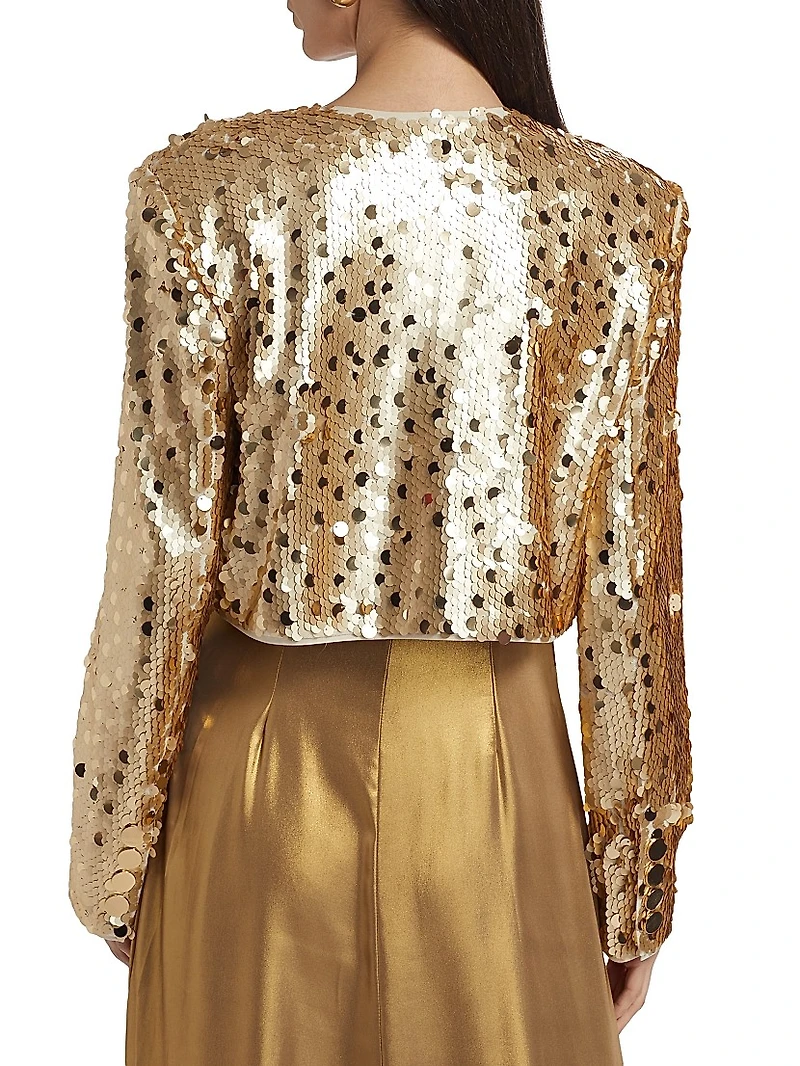 Jones Sequin Crop Jacket