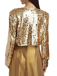 Jones Sequin Crop Jacket