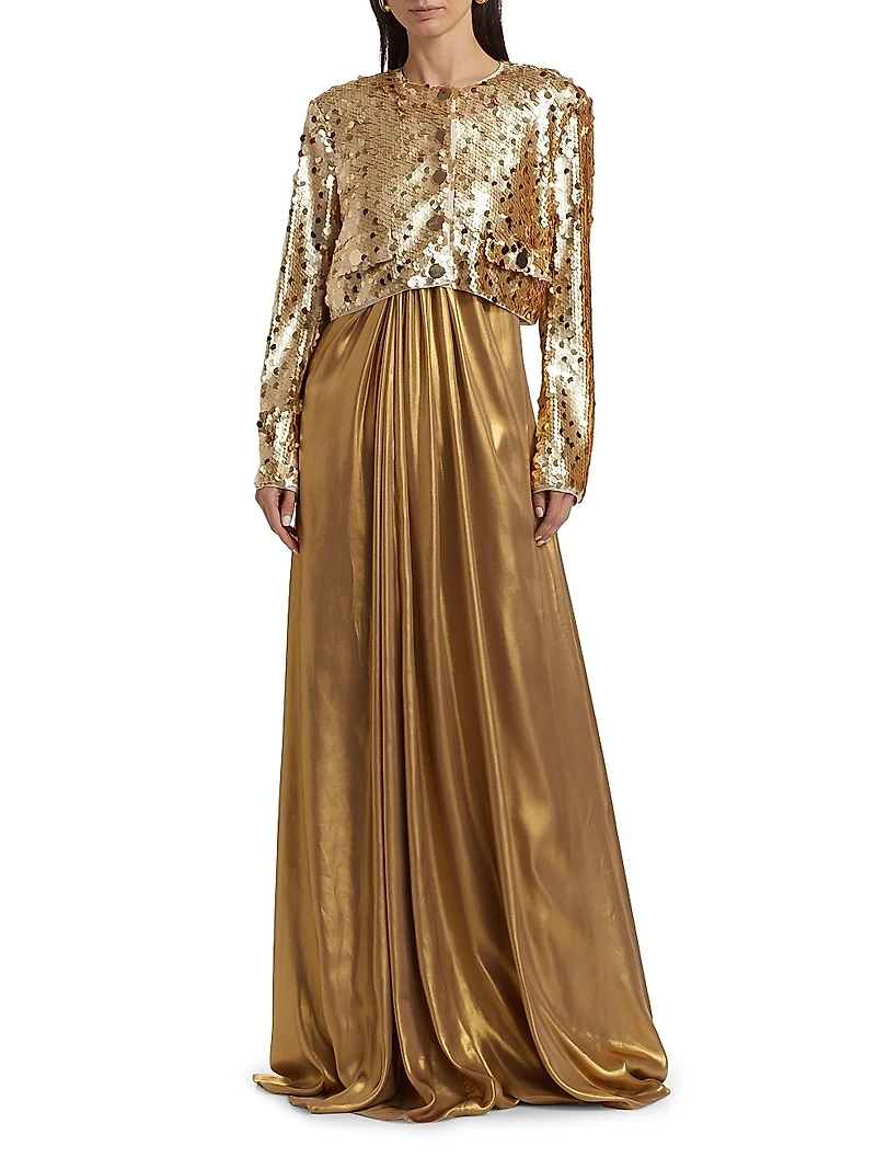 Jones Sequin Crop Jacket