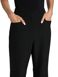 Gaia Suiting Flared High-Rise Pants