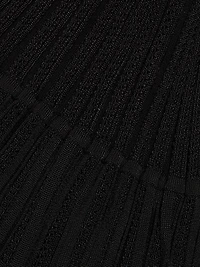 Lorelai Fringe-Trim Scoopneck Maxi Dress