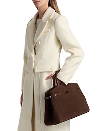 Bria Wool-Blend Double-Breasted Coat