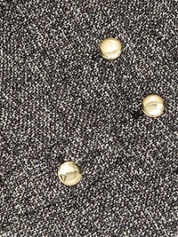 Georgia Tweed Button-Front Top