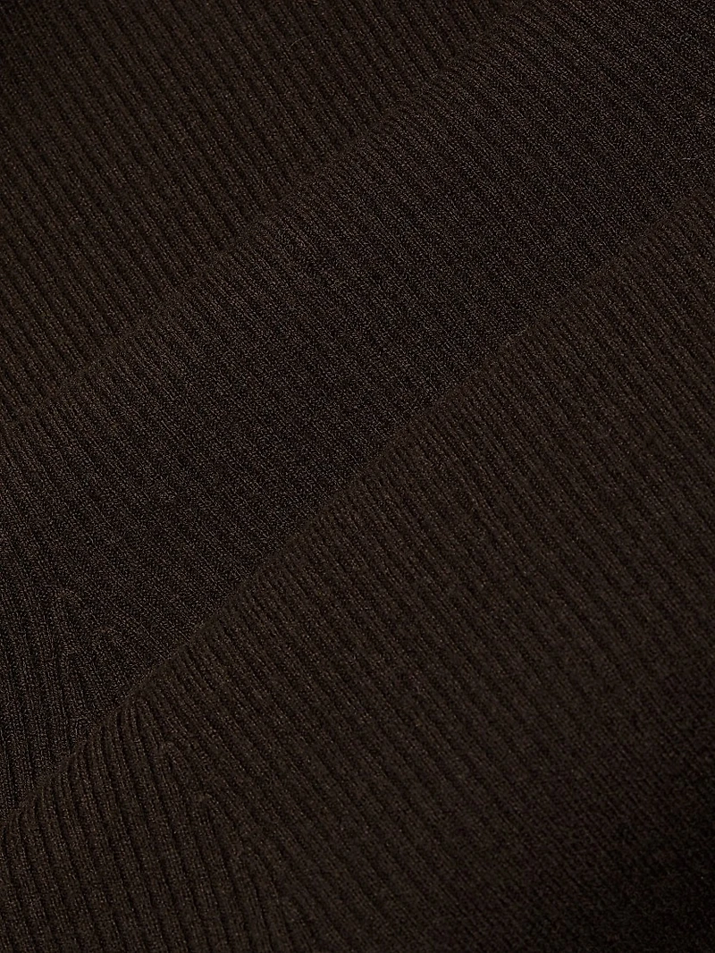 Taylor Wool-Cashmere Polo Dress