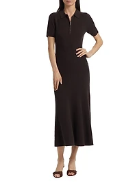 Taylor Wool-Cashmere Polo Dress