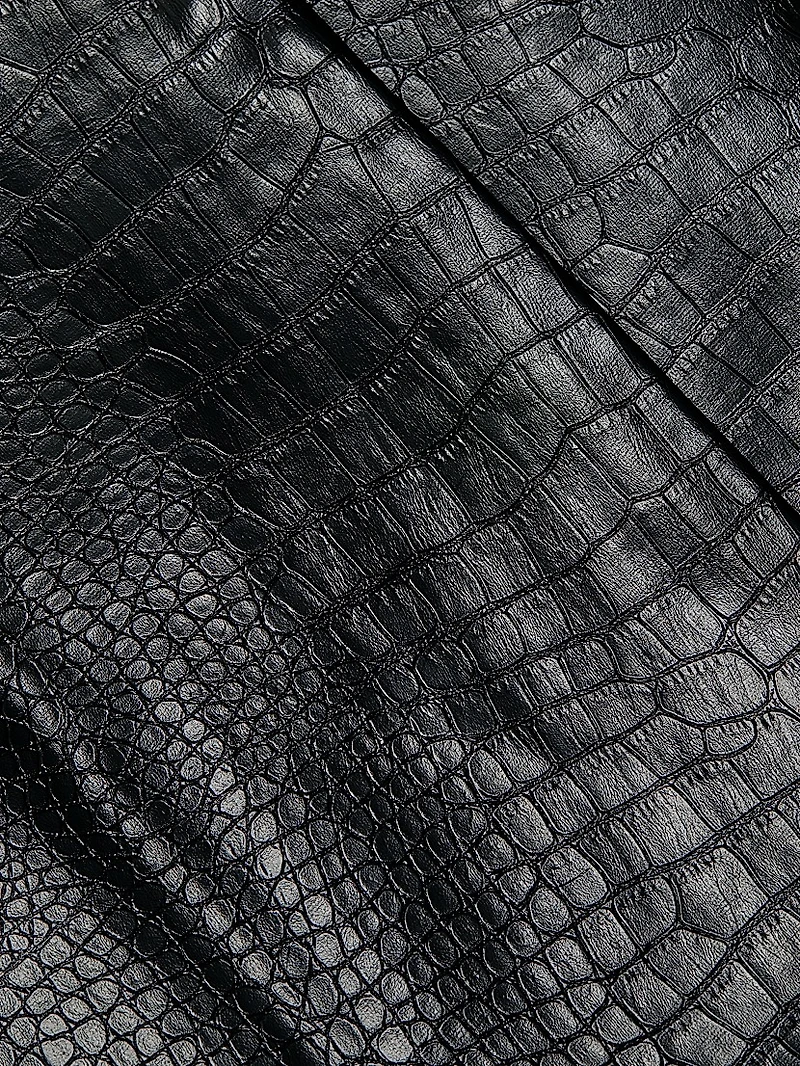 Beatrice Vegan Leather Wrap Skirt