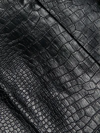 Beatrice Vegan Leather Wrap Skirt