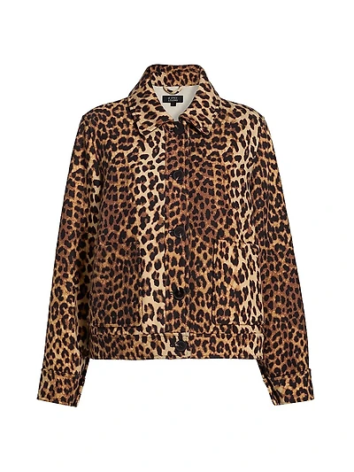 Leopard-Print Jacket