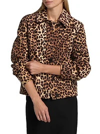 Leopard-Print Jacket