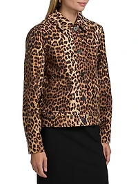 Leopard-Print Jacket