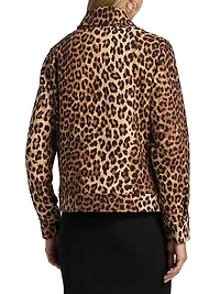Leopard-Print Jacket