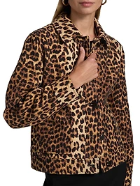 Leopard-Print Jacket