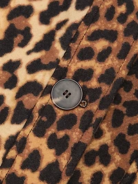 Leopard-Print Jacket