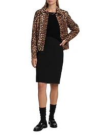 Leopard-Print Jacket