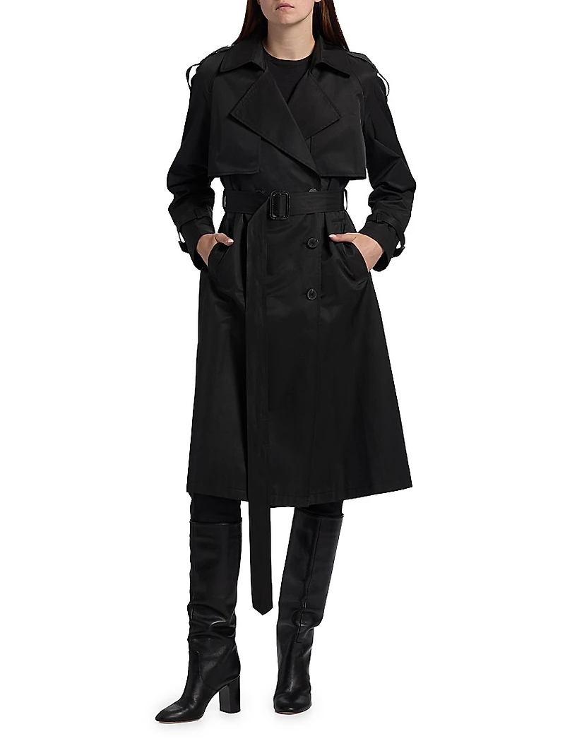 Double-Breasted Trench Coat