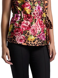 Printed Halterneck Top