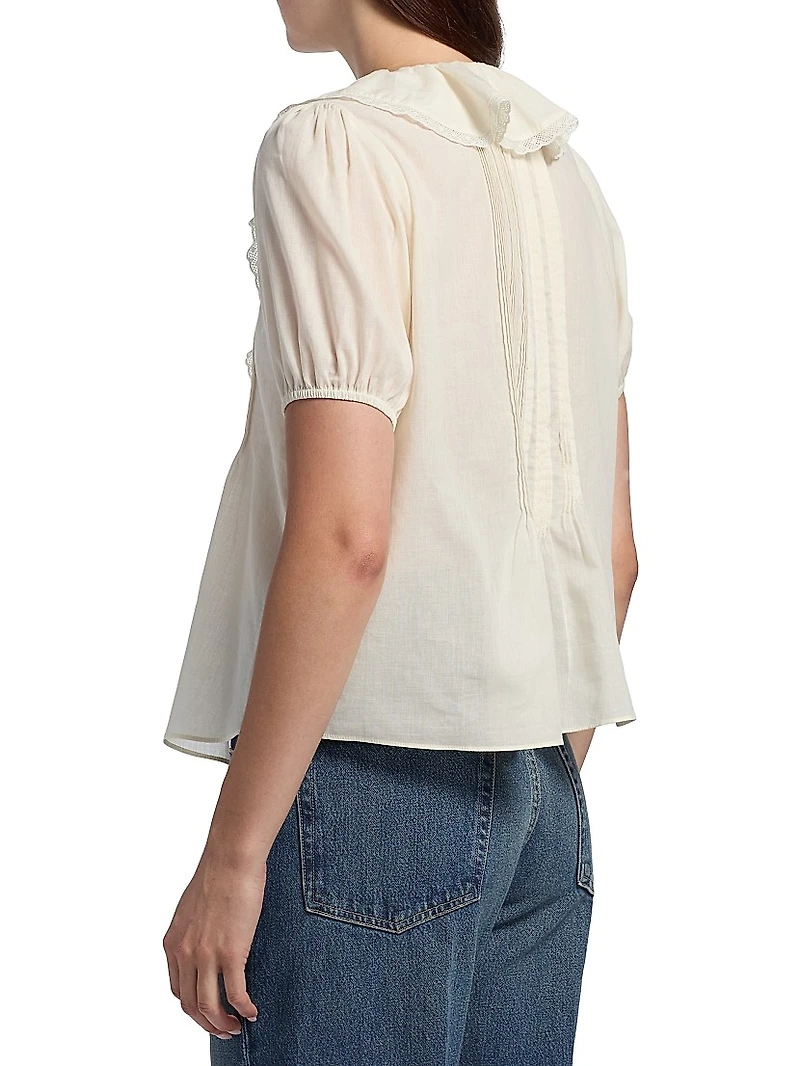 Cotton Ruffled Top