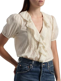 Cotton Ruffled Top