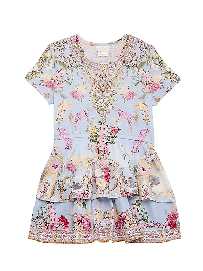Little Girl's & Printed T-Shirt Dress